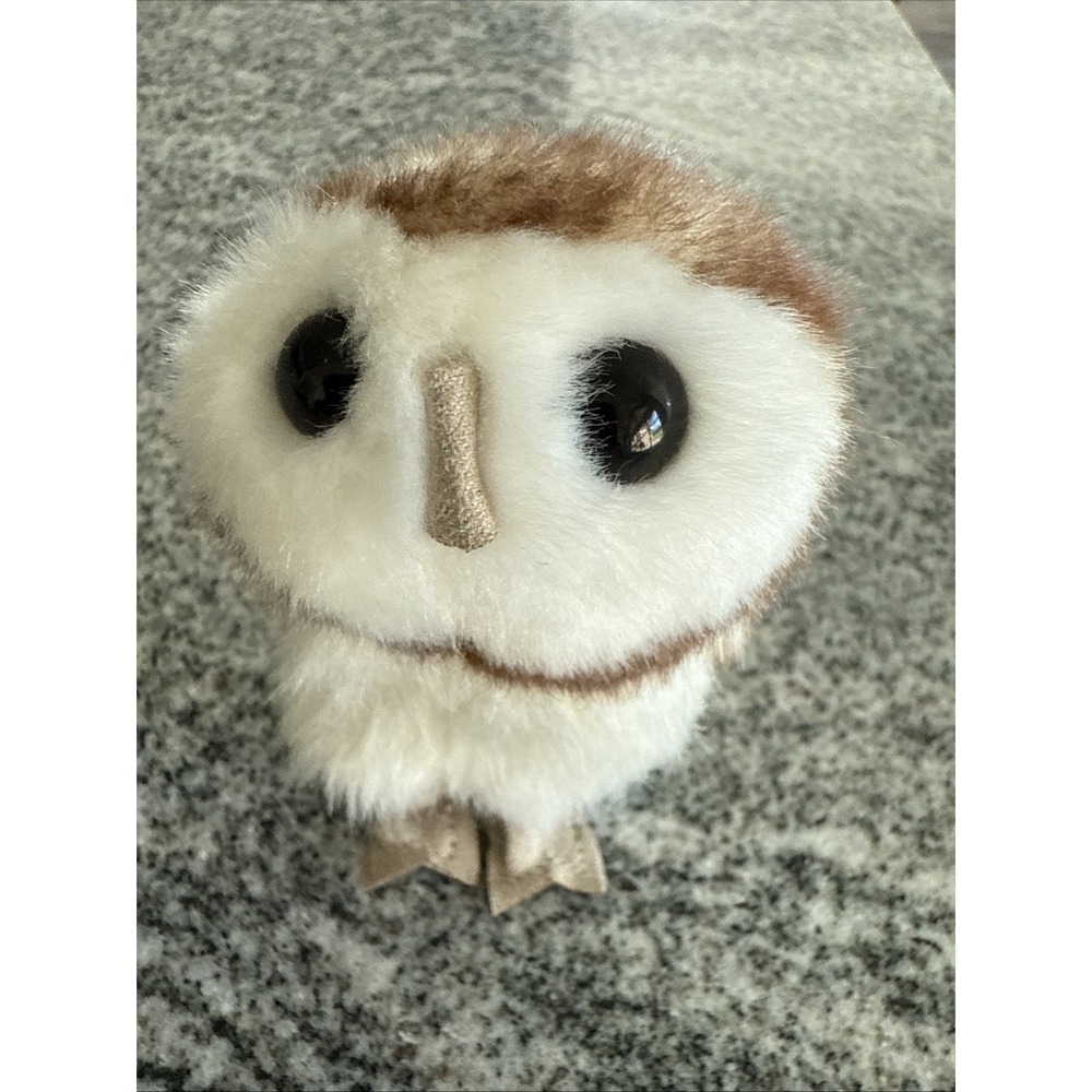 4" Folkmanis Puppet #2645  Mini‎ Barn Owl Finger Puppet Plush Bird
